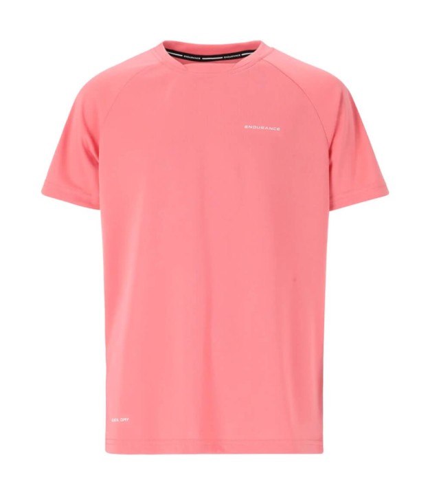 Endurance Actty Jr Kids S/S Tee, Tea Rose