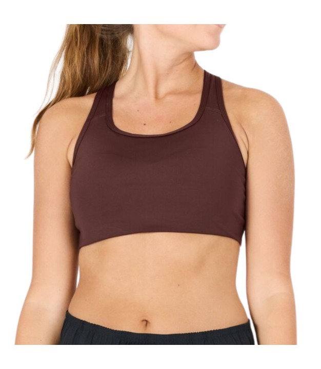 Endurance Alanie Women's Sports Bra, Fudge