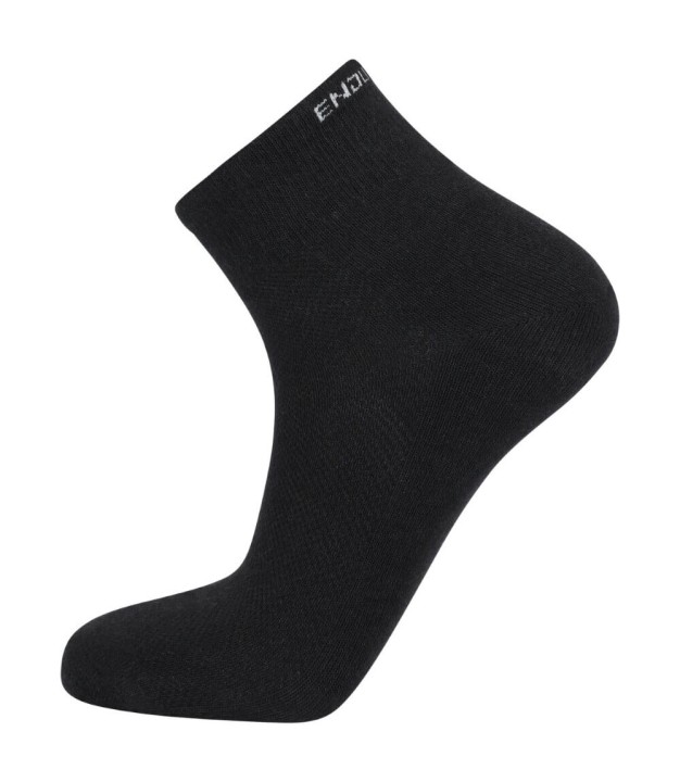 Endurance Alcudia Bamboo Quarter Run Socks 1-Pack, Black