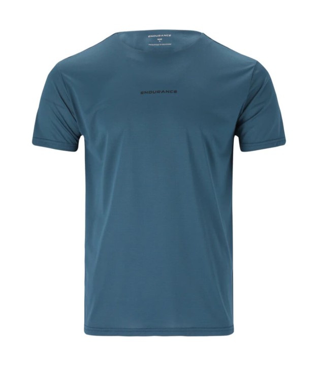 Endurance Breath Men's Lightweight S/S Tee, Slate Blue