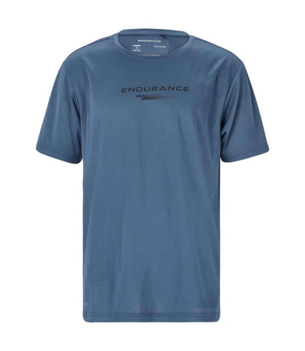 Endurance Dipat Jr. Unisex S/S Kids Tee, Slate Blue