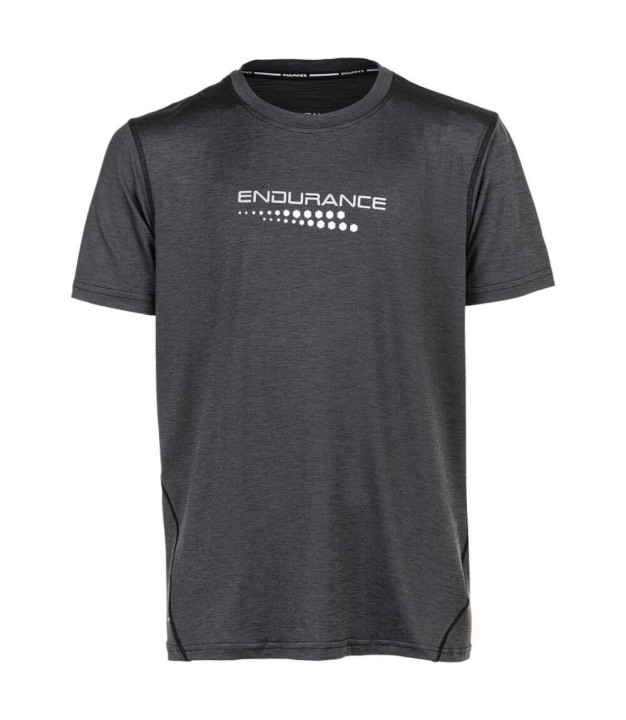 Endurance Drill Jr. Unisex Melange S/S Tee, Black