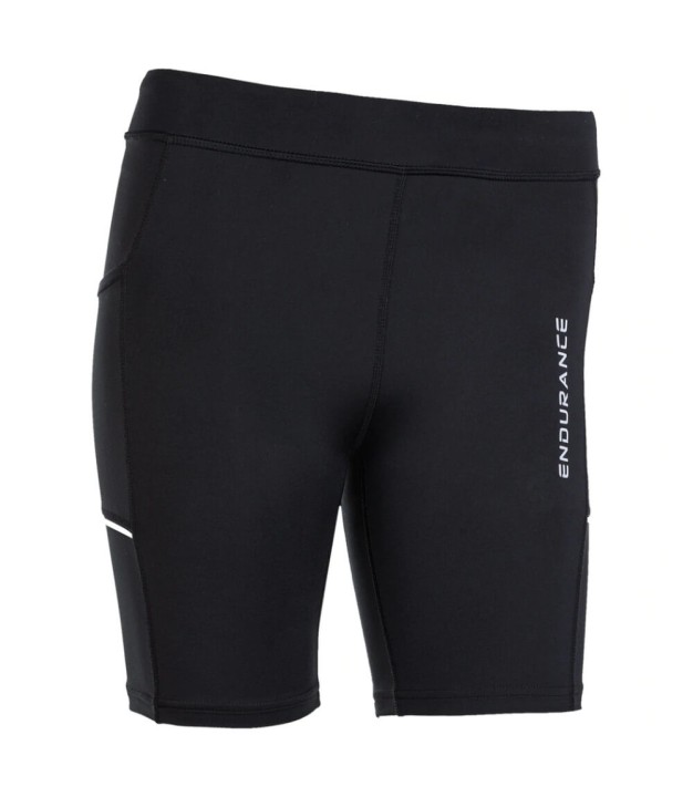 Endurance Energy Jr. Kids Short Tights, Black