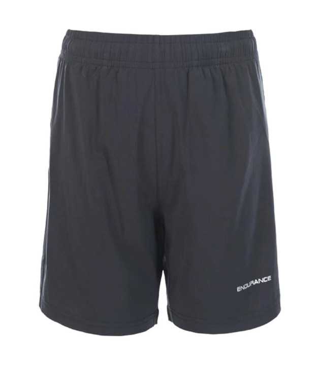 Endurance Grosseto Jr. 2-in-1 Kids Shorts, Black