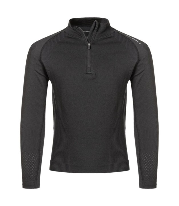 Endurance Halen Jr. Kids Seamless Midlayer, Dark Grey