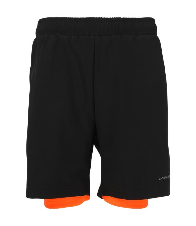 Endurance Herlent Jr. 2-in-1 Kids Shorts, Black