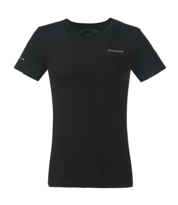 Endurance Jaro Men's Melange Seamless S-S Tee, Dark Grey