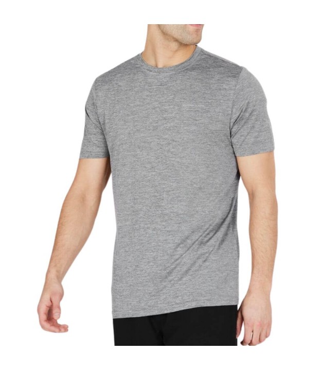 Endurance Mell S-S Melange Men's Tee, Grey Melange