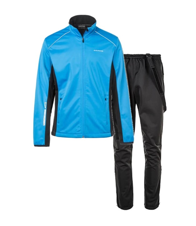 Endurance Naval XCS Men's Softshell Set, Blue | Vīriešu Slēpošanas Komplekts