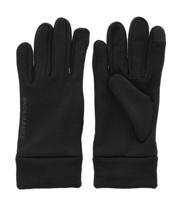 Endurance Nevier Waffle Gloves, Black