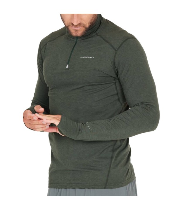 Endurance Tune Melange Men's Midlayer, Urban Chic