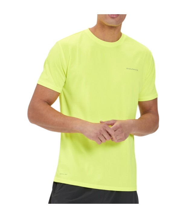 Endurance Vernon V2 Men's Performance S/S Tee, Safety Yellow