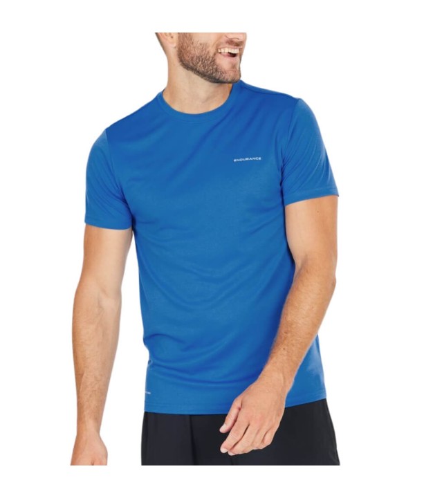 Endurance Vernon V2 Men's Performance S/S Tee, Strong Blue