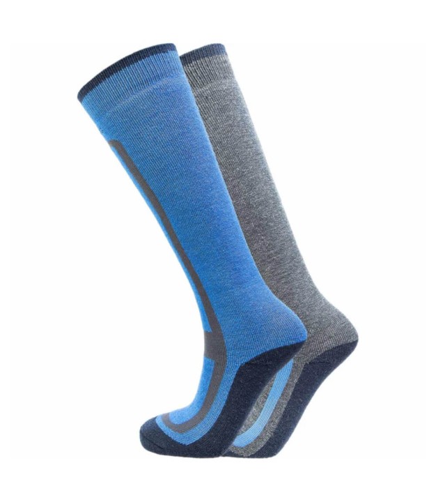 Endurance Williams 2-Pack Ski Socks, Lapis Blue