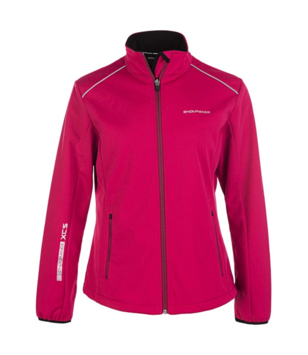 Endurance Zora Women's XCS Softshell Jacket, Cerise