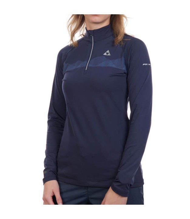 Fischer Going II Women's Midlayer, Blue Nights