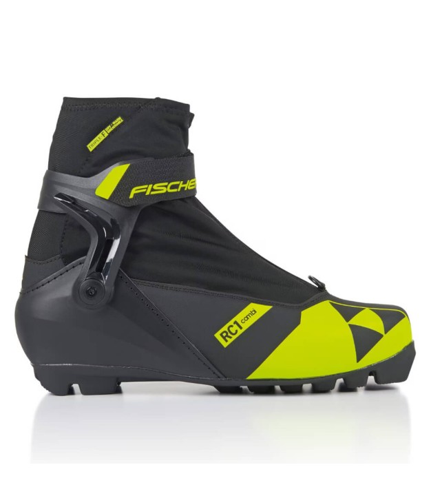 Fischer RC1 Combi Boots, Black/Yellow