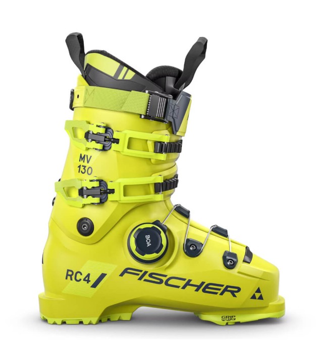 Fischer RC4 130 MV BOA Ski Boots, Yellow