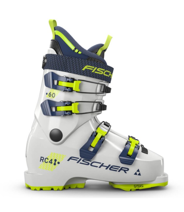 Fischer RC4 60 JR Kids Ski Boots, White