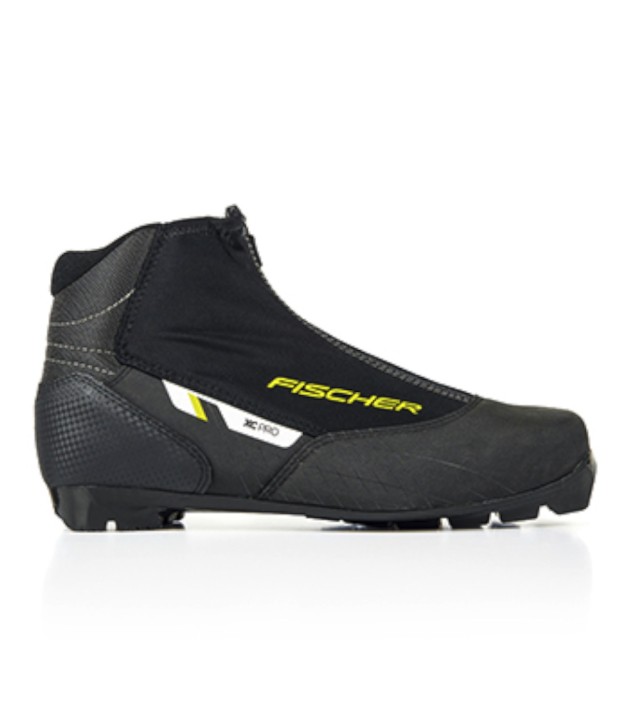 Fischer XC Pro Ski Boots, Black/Yellow