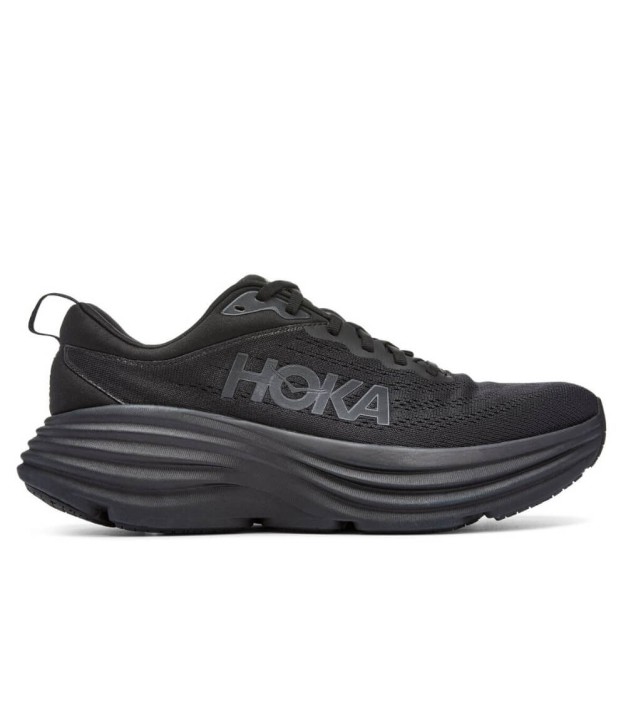 Hoka Bondi 8 Wide Men's Shoes, Black 1127953 bblc