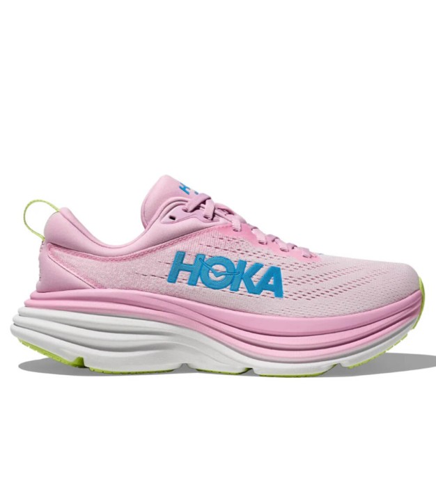 Hoka Bondi 8 Women's Shoes, Pink Twilight/Waterpark