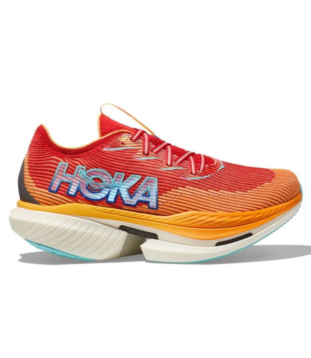 Hoka Cielo X Men's, Cerise/Solar Flare