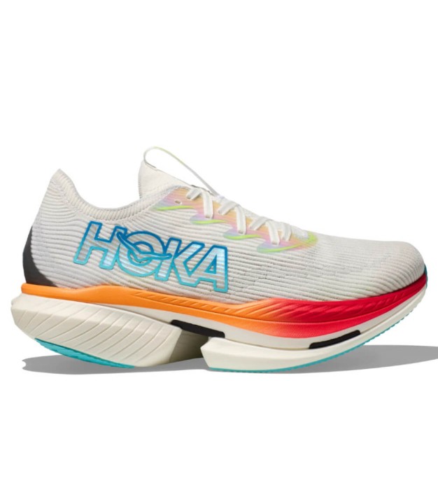 Hoka Cielo X1 Shoes, Frost/Cerise