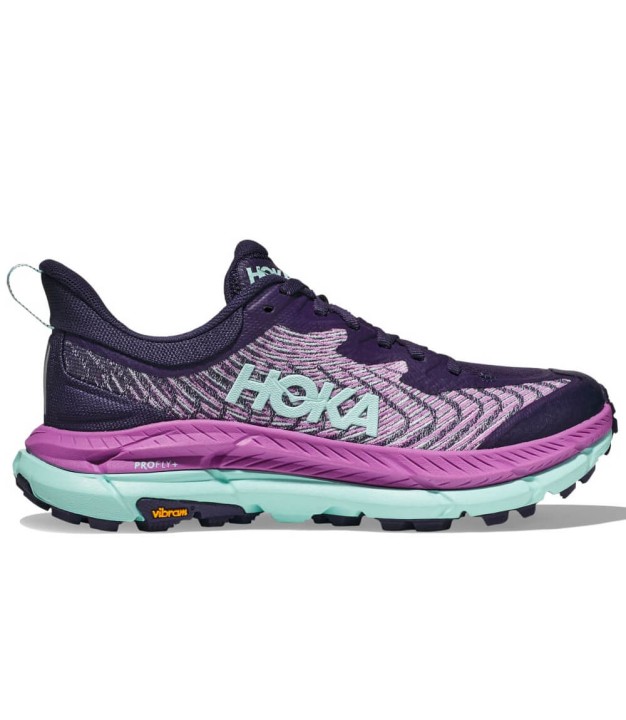 Hoka Mafate Speed 4 Women's Shoes, Night Sky/Orchid Flower