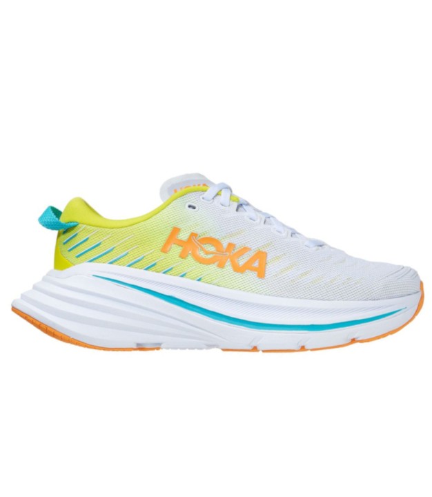 Hoka One One Bondi X Women's Shoes, White/Primrose