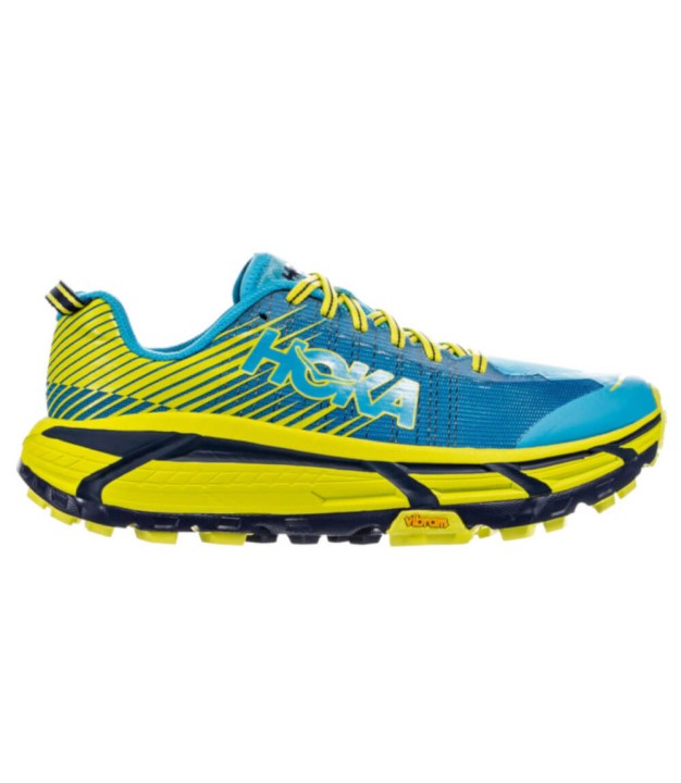 Hoka One One Evo Mafate 2 Men's Trail Running Shoes, Cyan/Citrus