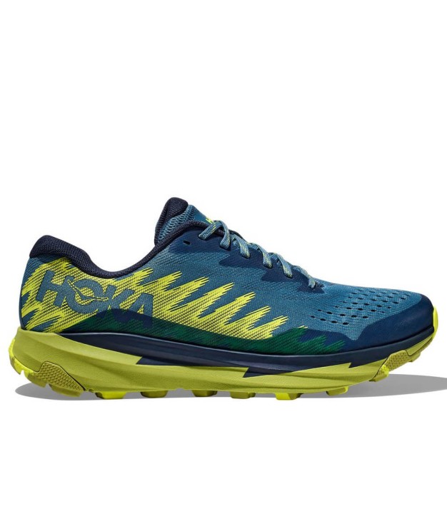 Hoka Torrent 3 Men's Trail Shoes, Bluesteel/Dark Citron