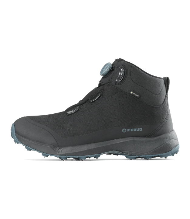 Icebug Stavre Men's BUGrip GTX, Black/Petroleum 