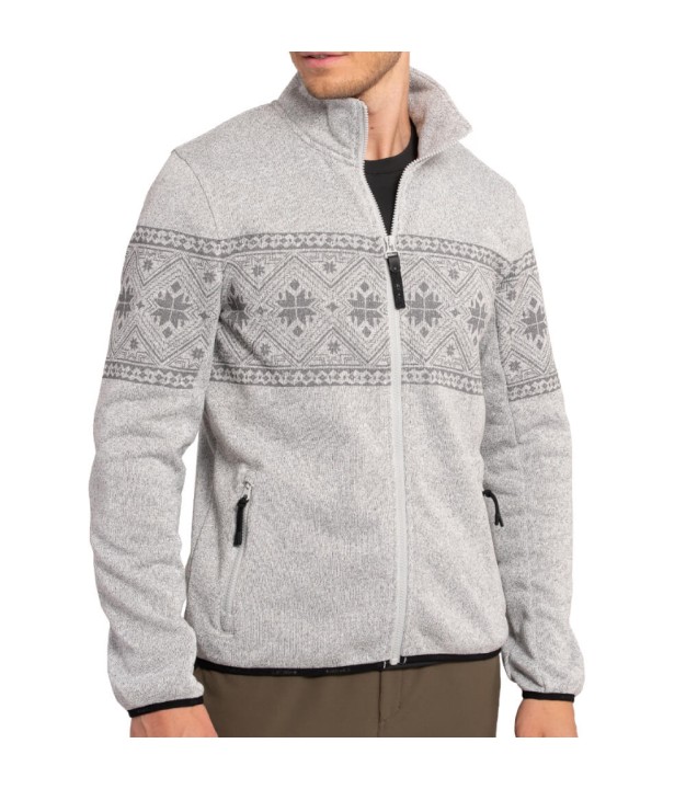 Icepeak Akema Men's Fleece Jacket, Light Grey