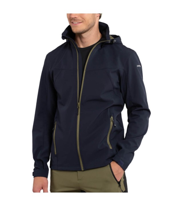 Icepeak Brimfield Men's Softshell Jacket, Dark Blue