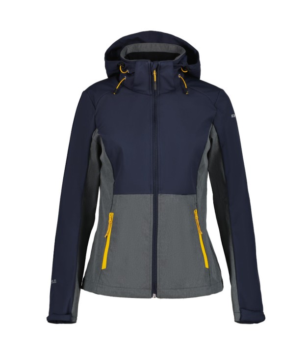 Icepeak Burnet Softshell Women's Jacket, Dark Blue/Grey