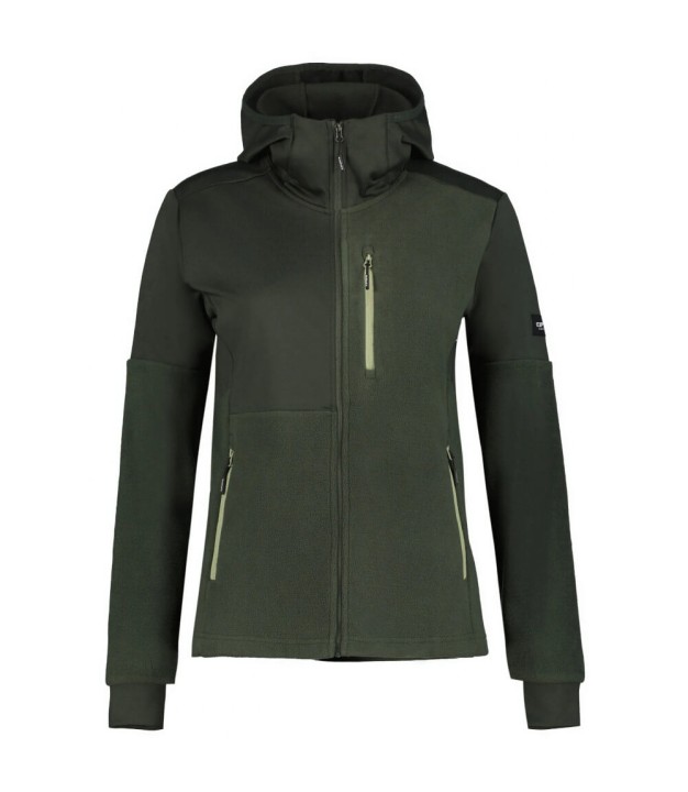 Icepeak Chenoa Women's Fleece Jacket, Dark Green