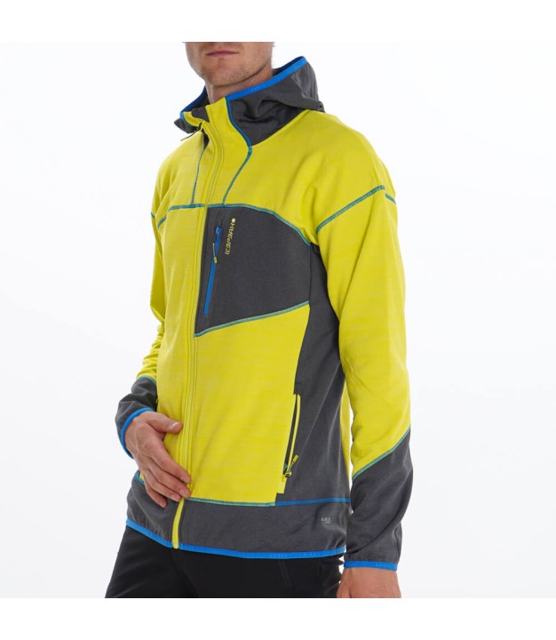 Icepeak Delton Men's Midlayer, Yellow/Grey