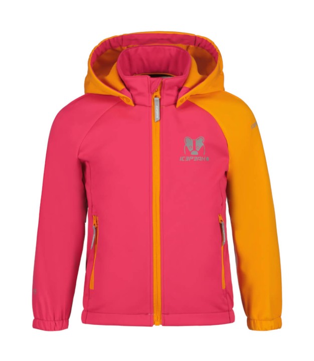 Icepeak Jenett KD Kids Softshell Jacket, Raspberry