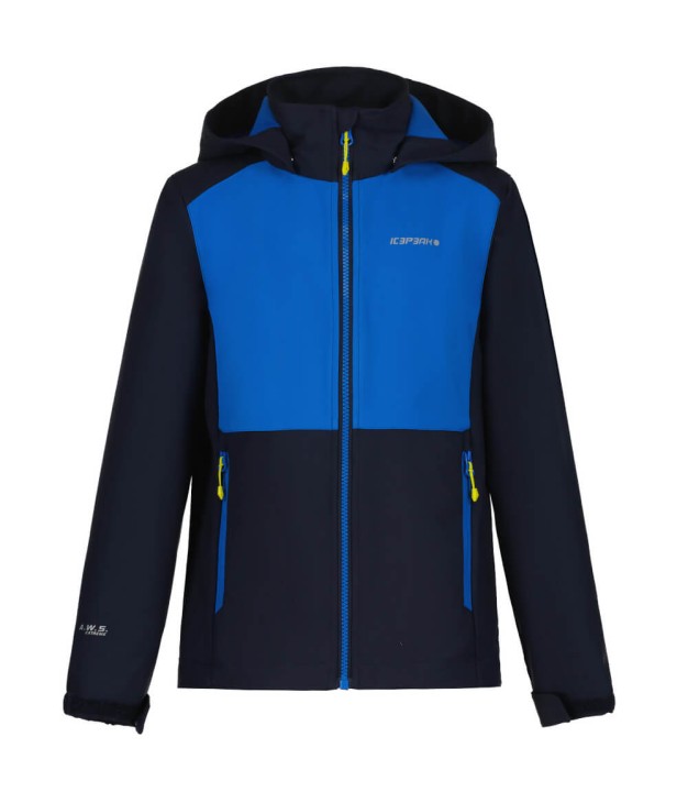 Icepeak Keller Jr Boys Softshell Jacket, Dark Blue