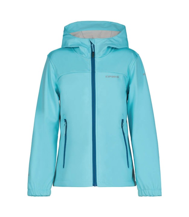 Icepeak Kleve Jr Girls Softshell Jacket, Turquoise