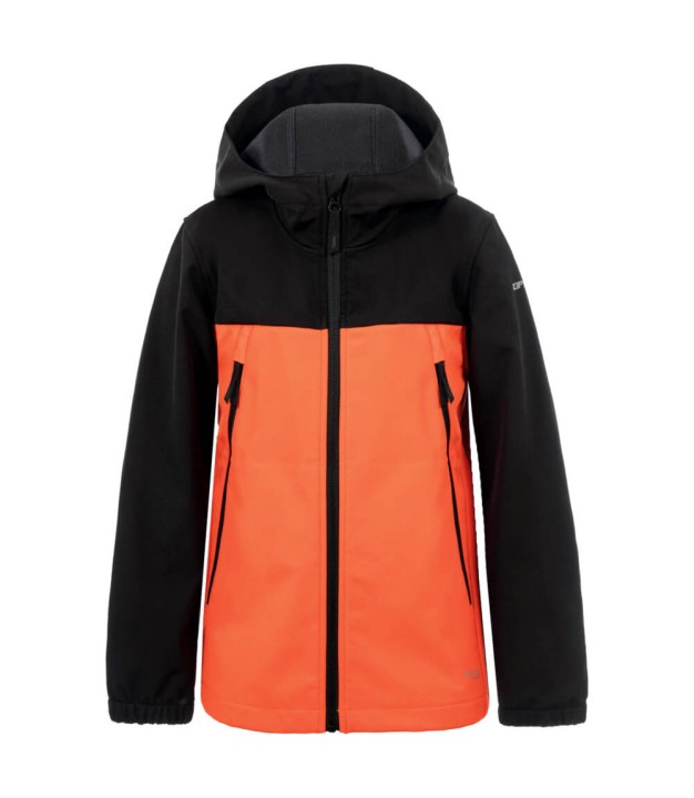 Icepeak Konan Jr Boys Jacket, Orange/Black | Zēnu Softshell Jaka