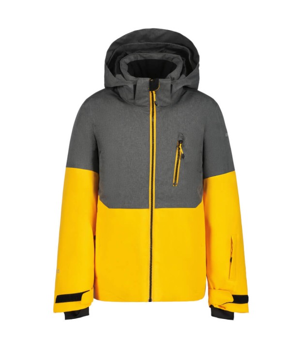 Icepeak Langdon Jr Boys Jacket, Yellow/Grey