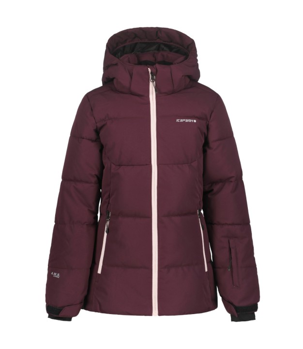 Icepeak Loris Jr Girls Padded Winter Jacket, Plum