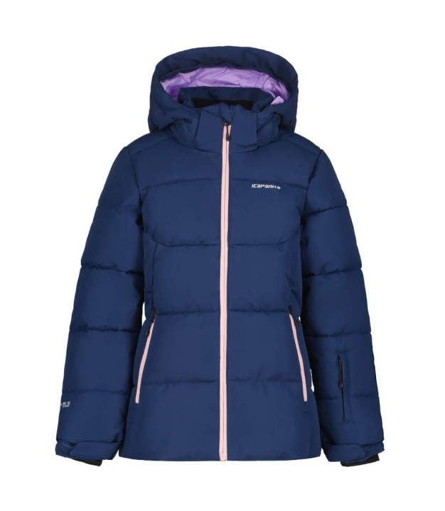 Icepeak Loris Jr Girls Padded Winter Jacket, Dark Blue