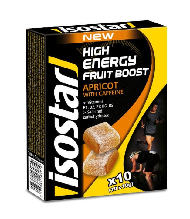 Isostar High Energy Fruit Boos, Apricot (10x10g), 203620