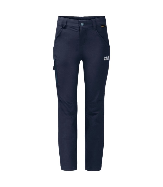 Jack Wolfskin Activate, Midnight Blue | Bērnu Softshell Bikses
