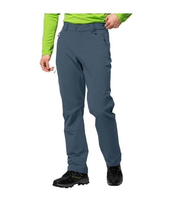 Jack Wolfskin ActivateXT Men's Softshell Pants, Orion Blue