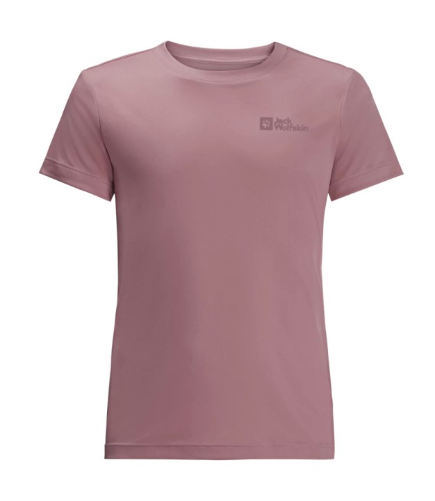 Jack Wolfskin Active Solid Kids T-Shirt, Ash Mauve