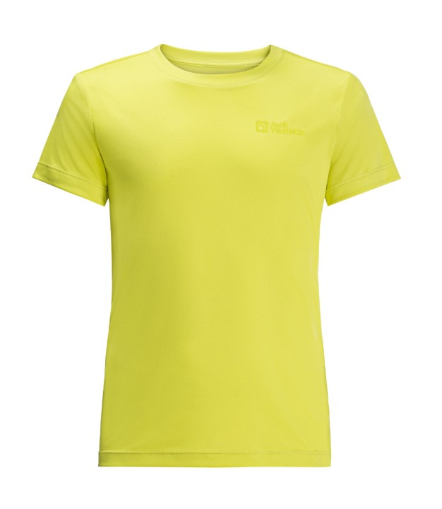 Jack Wolfskin Active Solid Kids T-Shirt, Green Banana